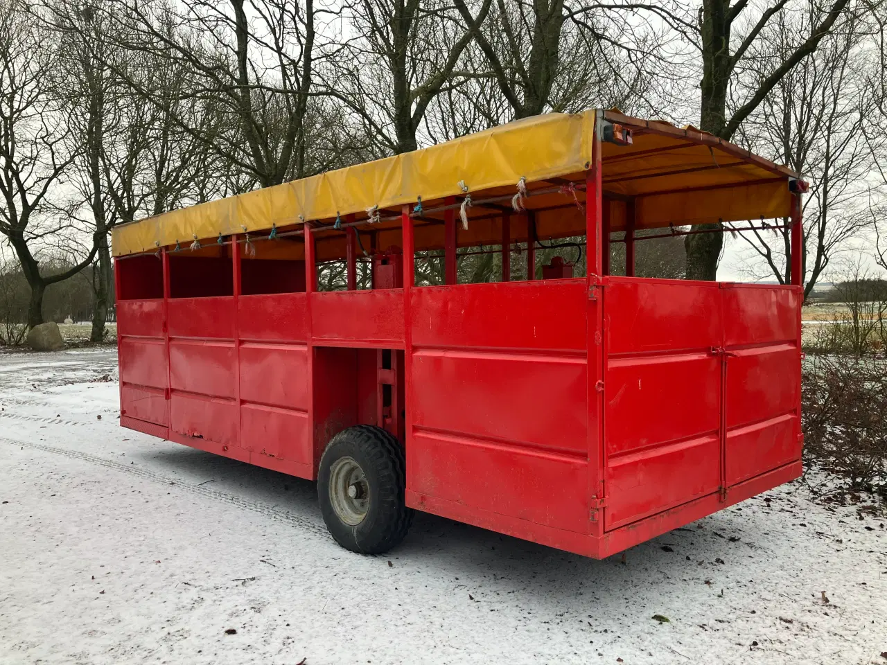 Billede 4 - Kreaturvogn med ny bund