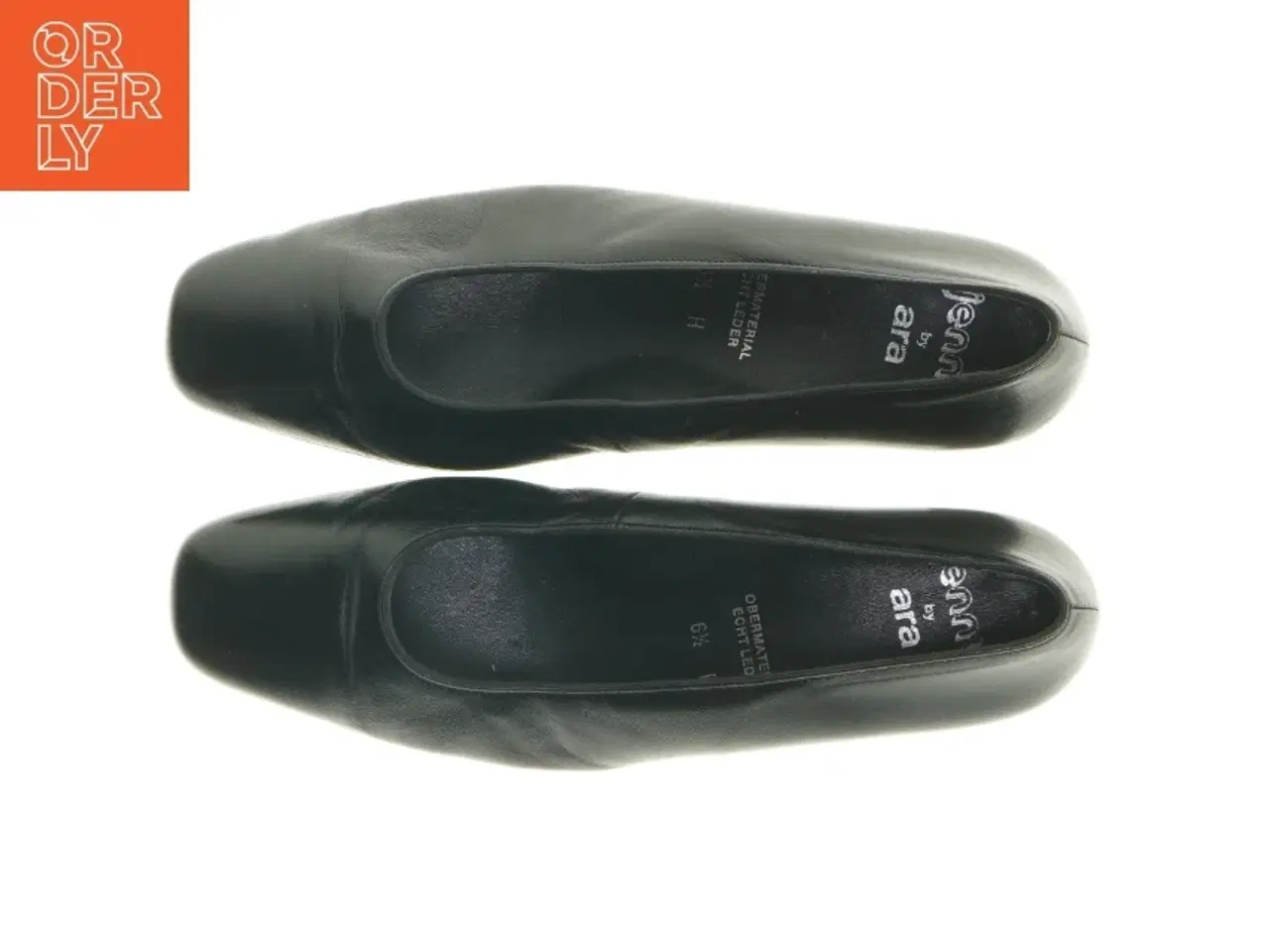 Billede 5 - Sort læder pumps fra Jenny By Ara (str. 37 )