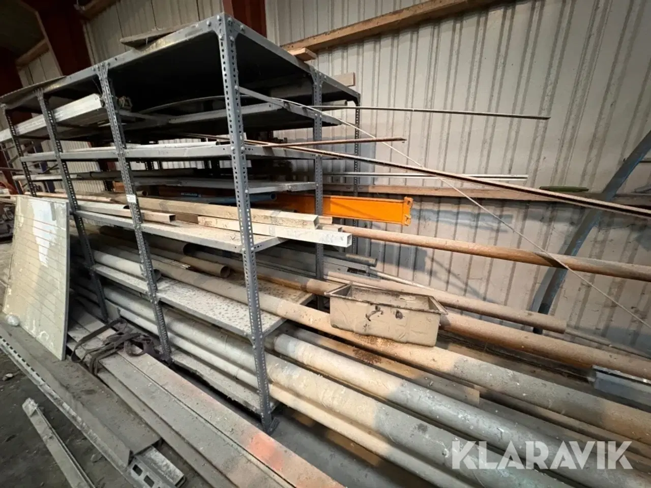 Billede 3 - Stålreoler med indhold 6 styk