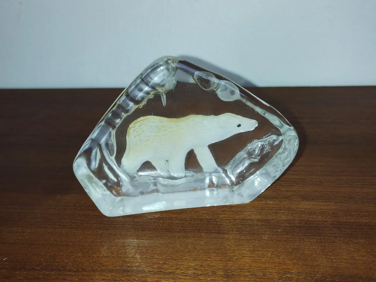 Billede 2 - Glas relief med isbjørn - tiger