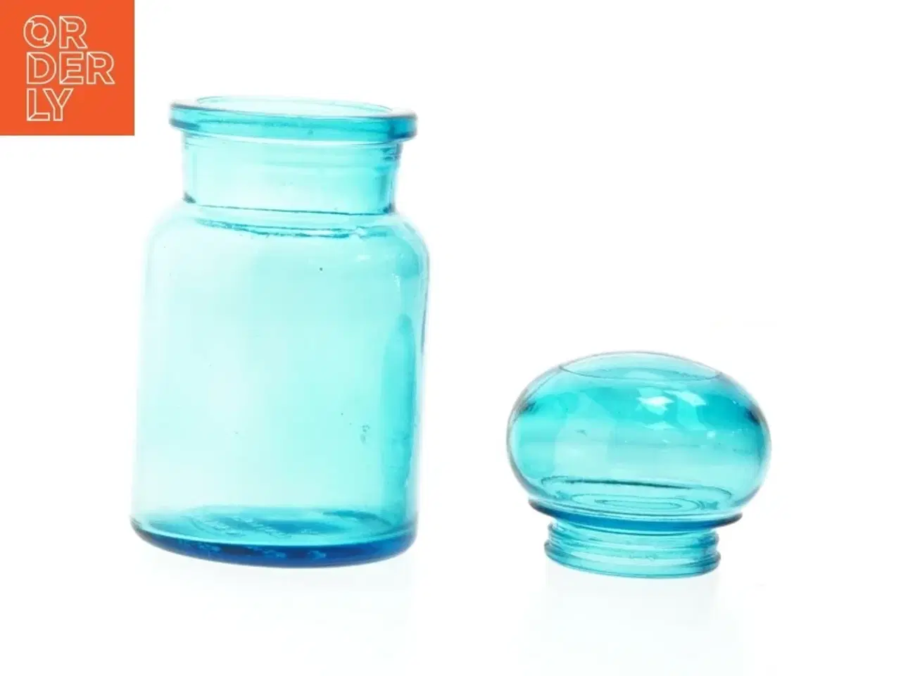 Billede 2 - Glasbeholder med låg (str. 14,5 cm)