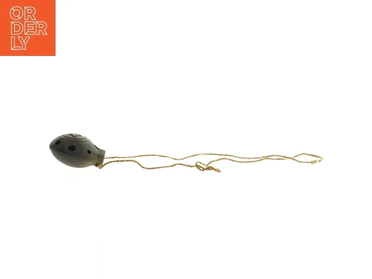 Billede 2 - Sort ler ocarina (str. Ø 6 cm)