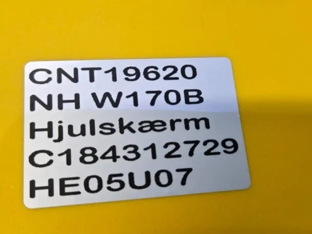 Billede 14 - New Holland W170B Hjulskærm 87440340