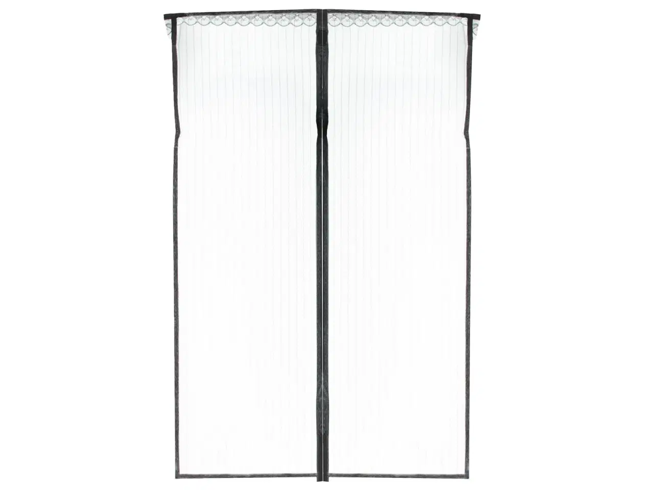 Billede 5 - Magnetisk myggenet til dør – 85 × 210 cm, sort