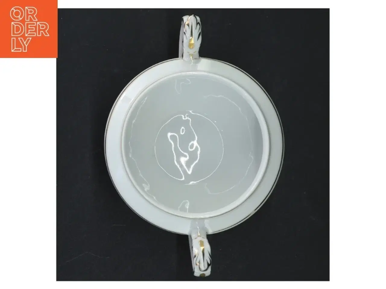 Billede 3 - Porcelænssukkerskål med låg (str. Ø 11 cm)