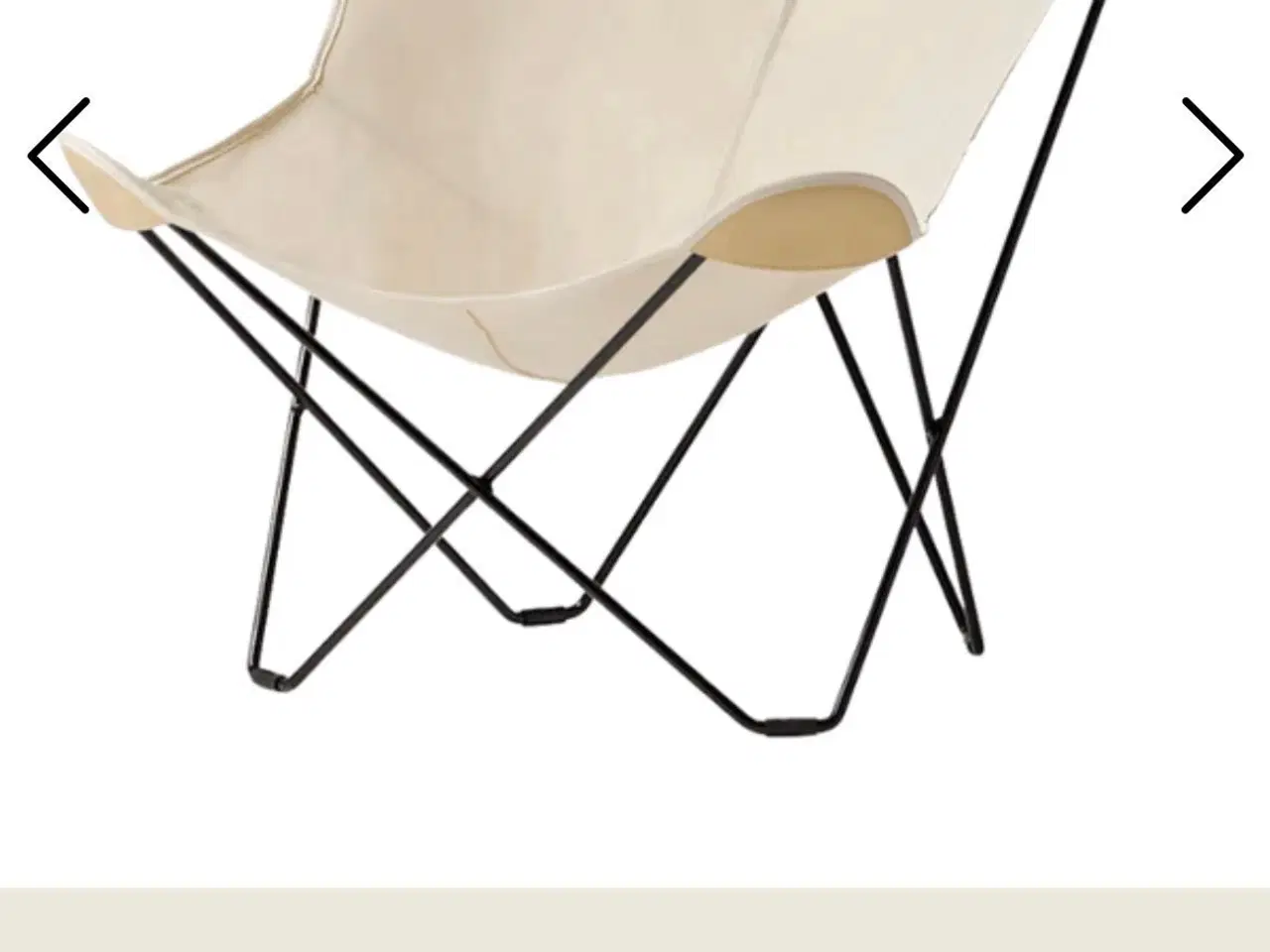 Billede 2 - Loungechair Butterfly canvas fra Cuero