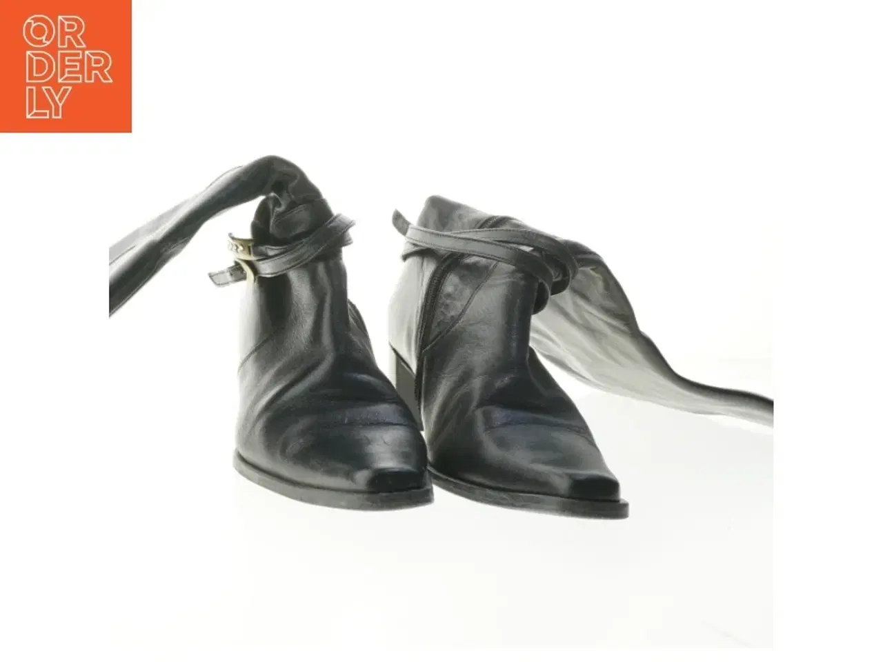 Billede 4 - Sorte læderstøvler fra Bladelli (str. 39 )