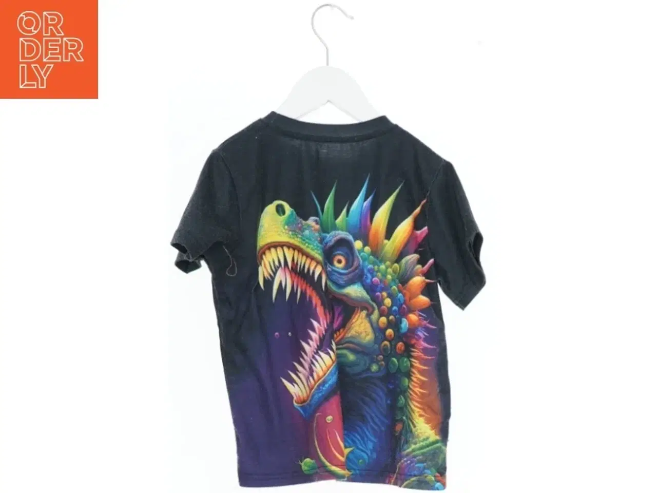 Billede 2 - Børne T-shirt med dinosaur tryk (str. 122)
