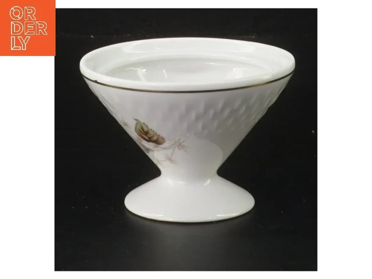 Billede 1 - Porcelænsskål med guldkant fra Vielleicht Uhls (str. Ø 9 cm)