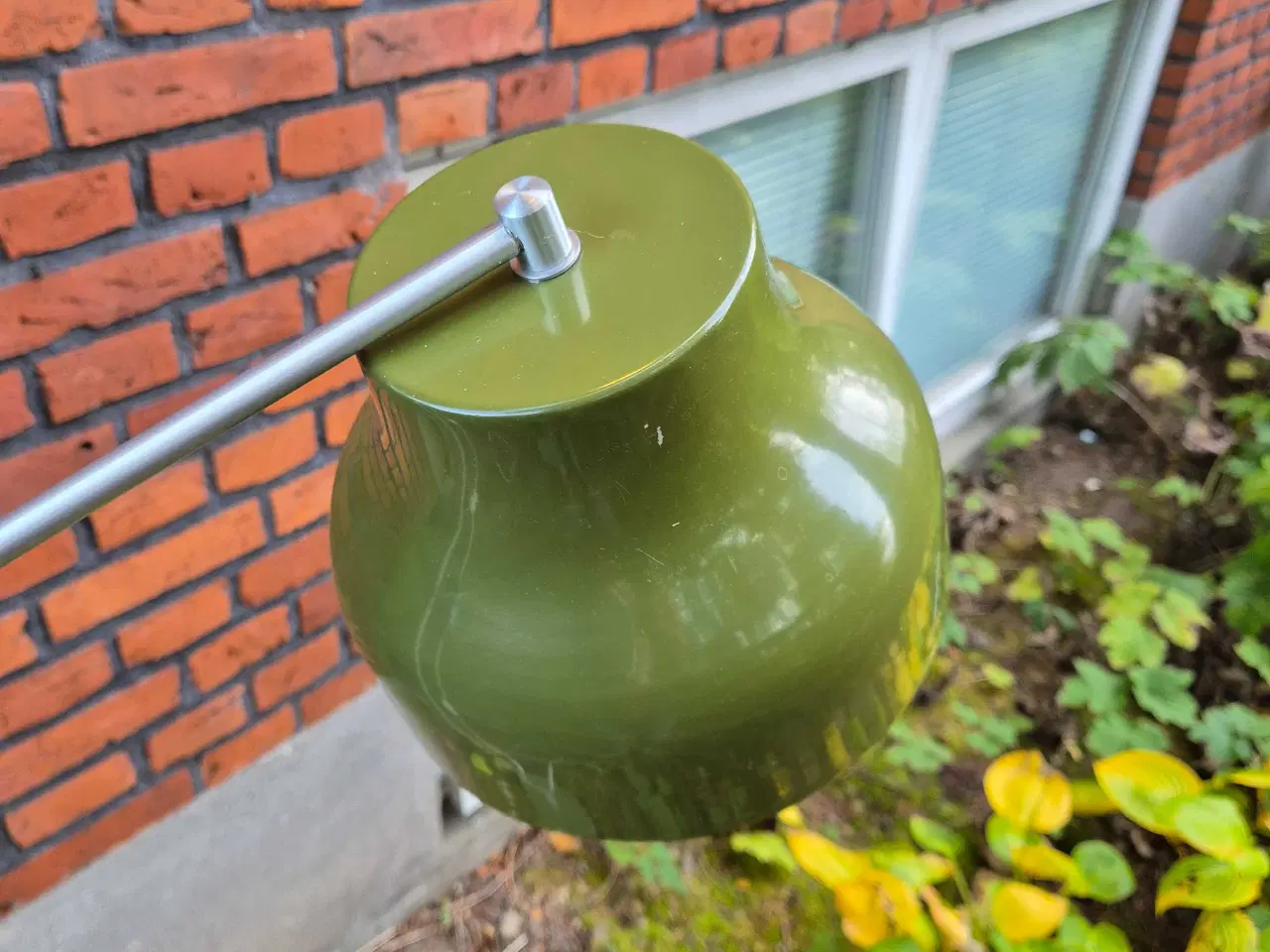 Billede 3 - Usædvanlig olivengrøn gulvlampe 