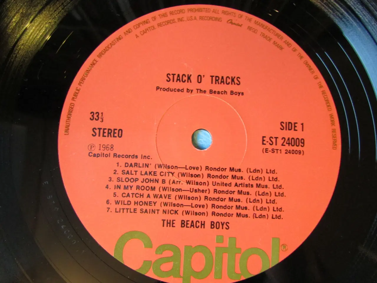 Billede 5 - THE BEACH BOYS - STACK O´ TRACKS LP