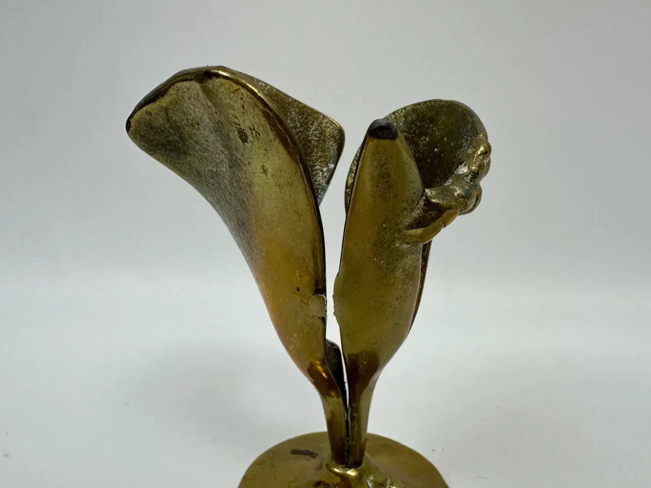 Billede 4 - Retro messing vase / kunst 