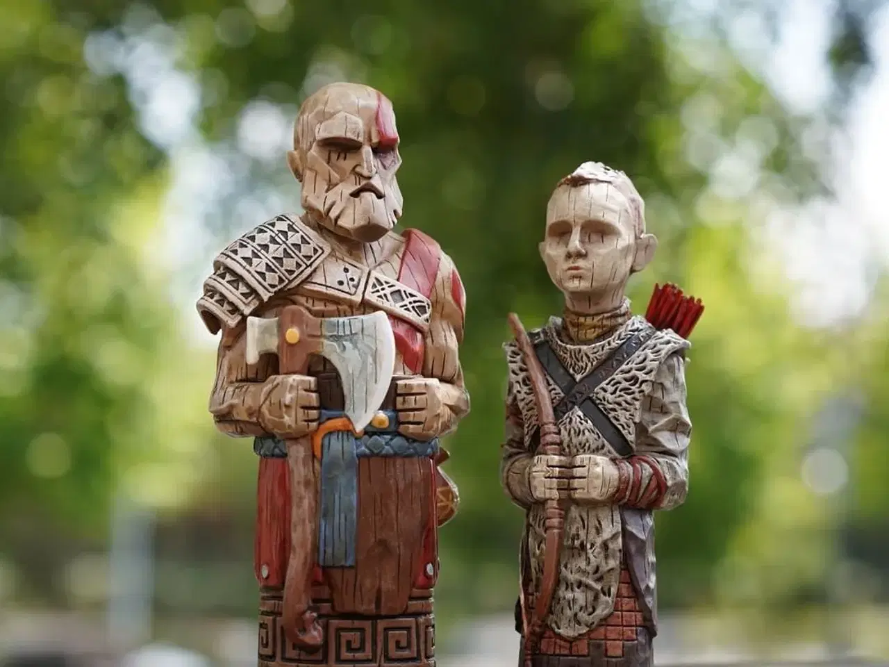 Billede 8 - Arteus & Kratos Tiki Statues (God of War)