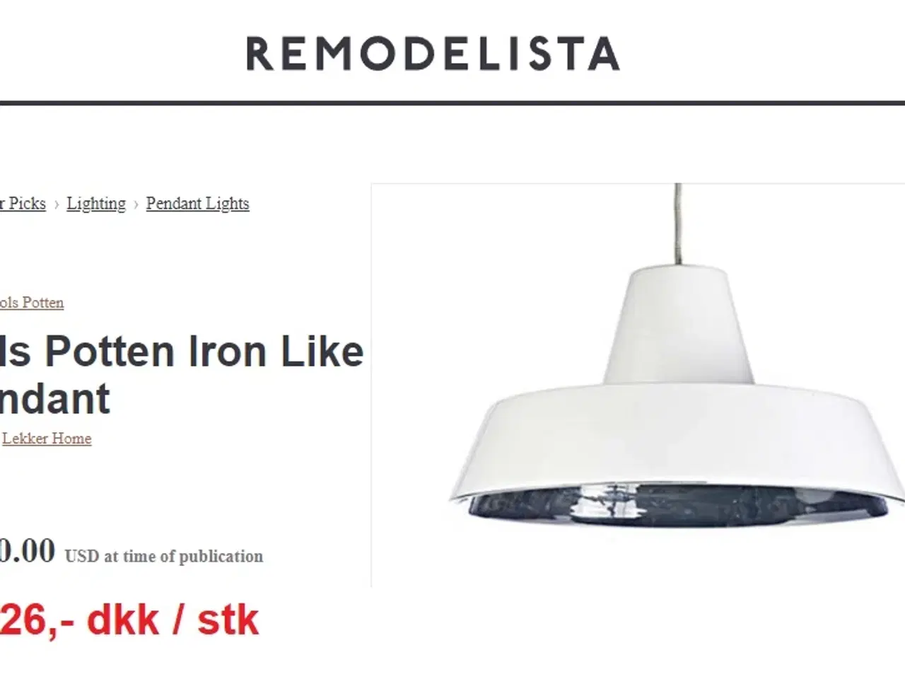 Billede 6 - Spisebords lamper - porcelæn, 2 stk for KUN 800,- 