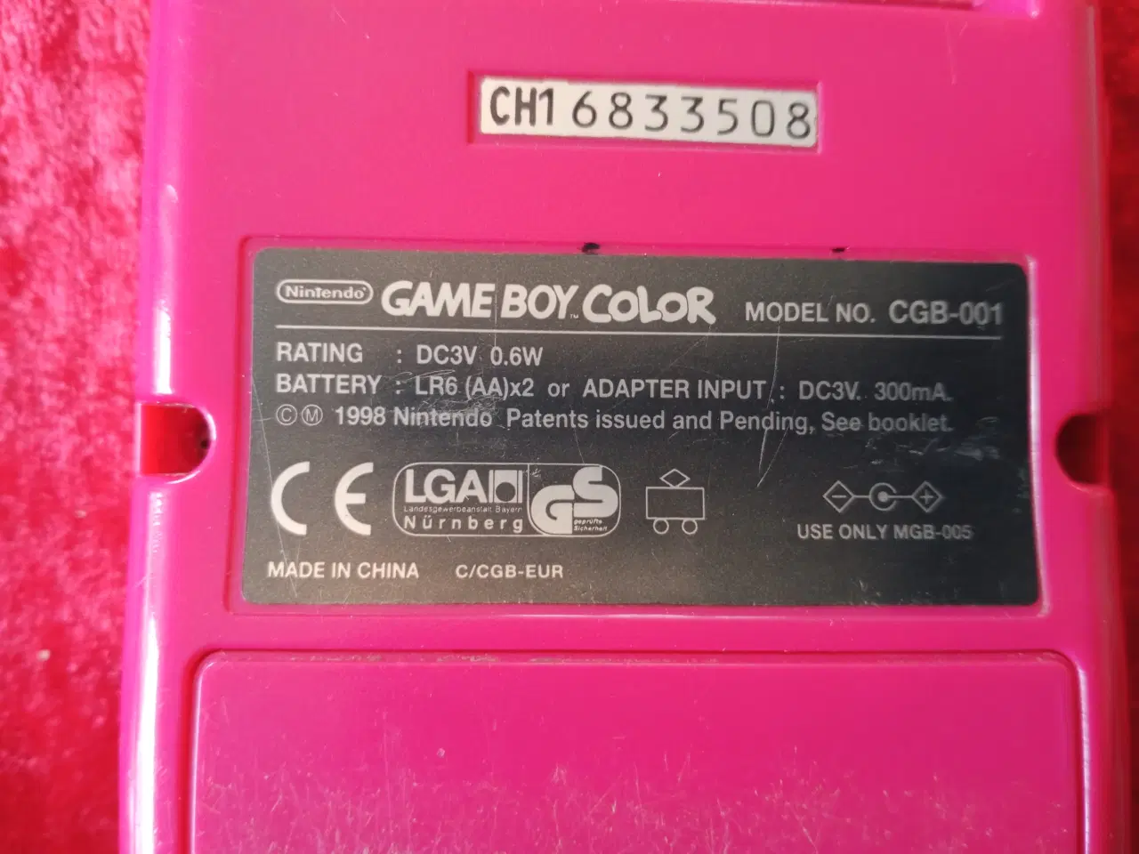 Billede 2 - Nintendo Game Boy Color - Rød år 1998