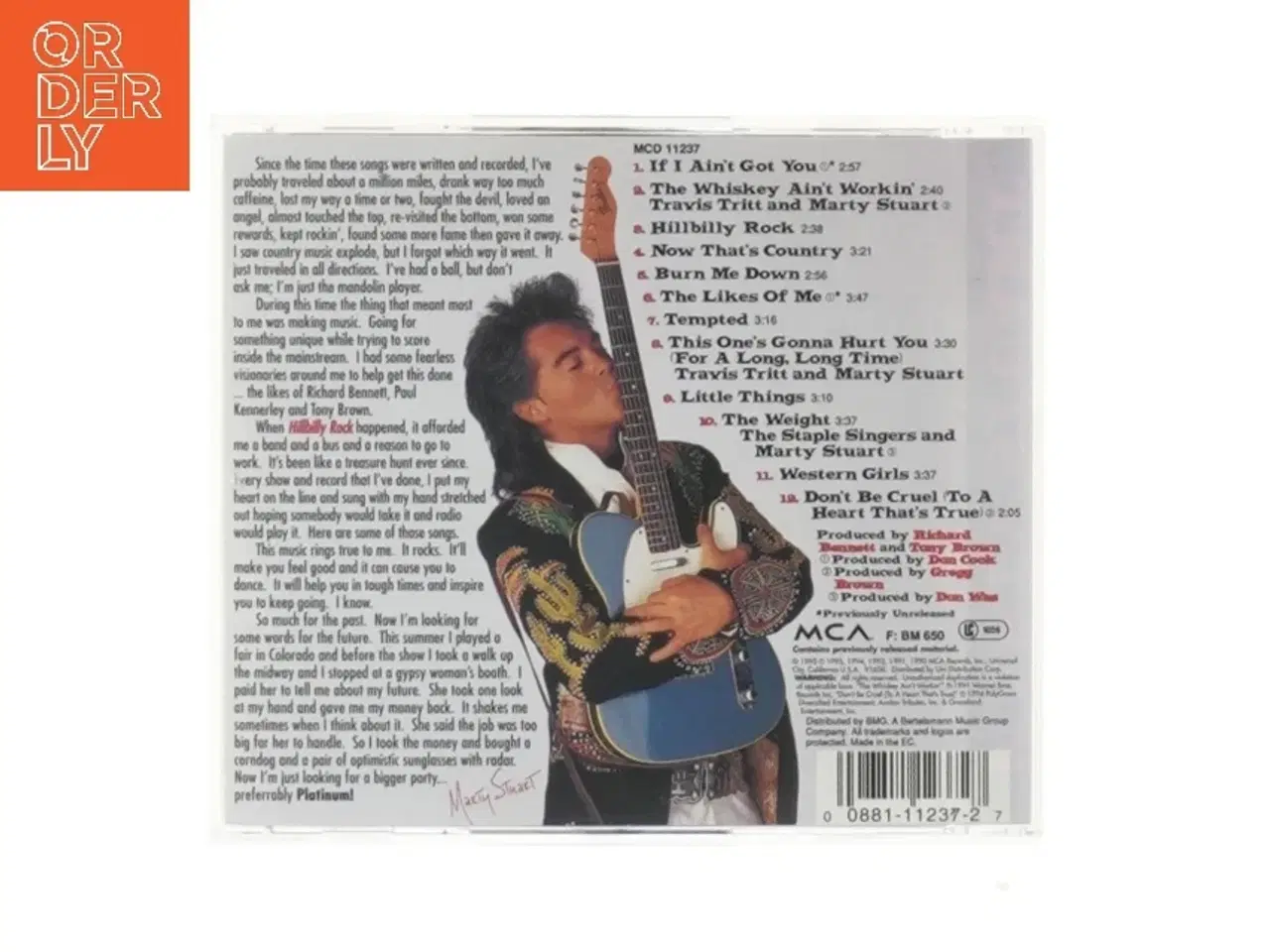Billede 2 - Marty Stuart CD