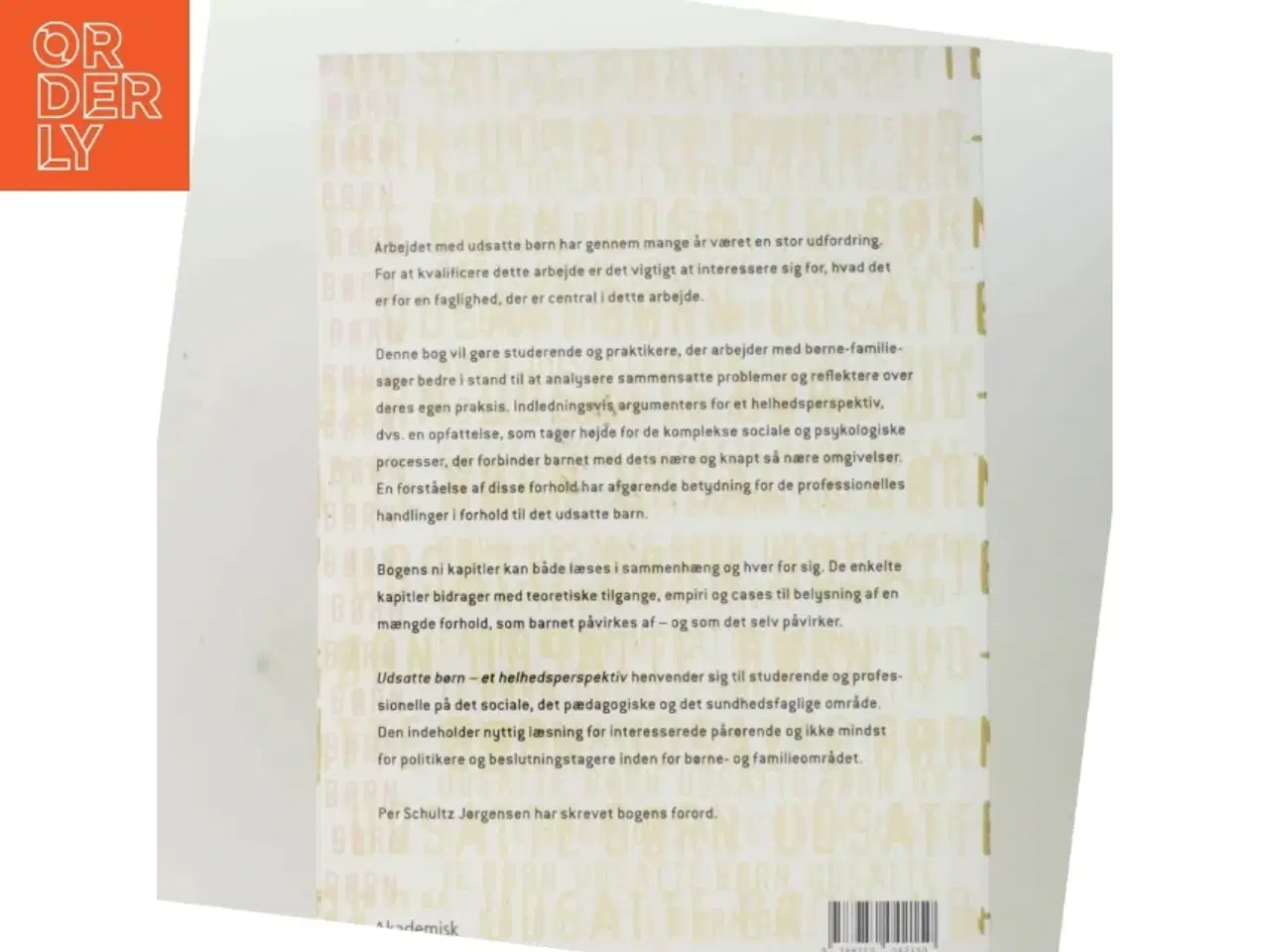 Billede 3 - Udsatte børn : et helhedsperspektiv (Bog)