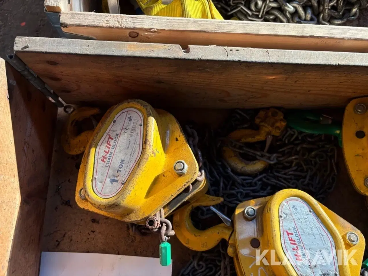 Billede 6 - Krantaljer H-Lift Chain block 10 styk - 1T