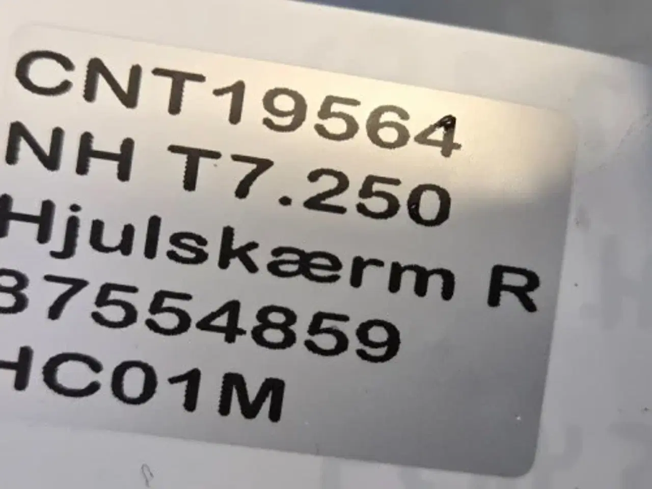 Billede 16 - New Holland T7 Hjulskærm R. 87554859