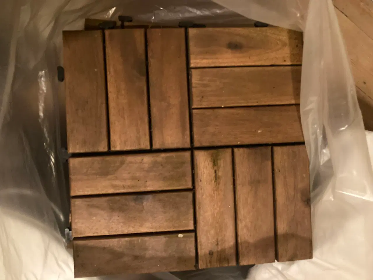 Billede 1 - 20 stk Terrassefliser i akacietræ 30x30