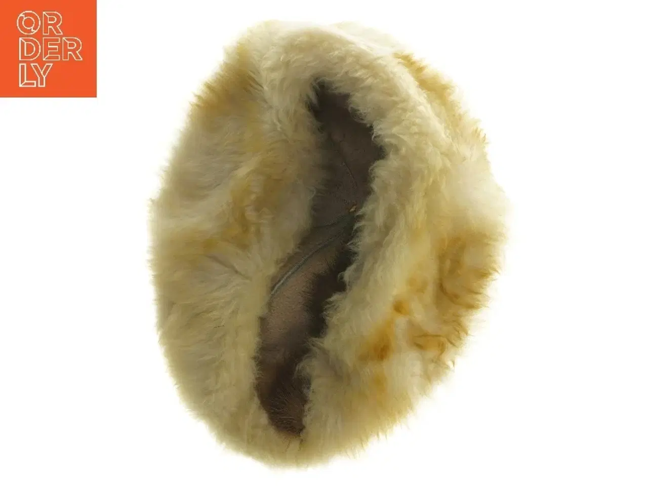 Billede 3 - Rund pelsbeklædt seat pad (str. Ø 25 cm)