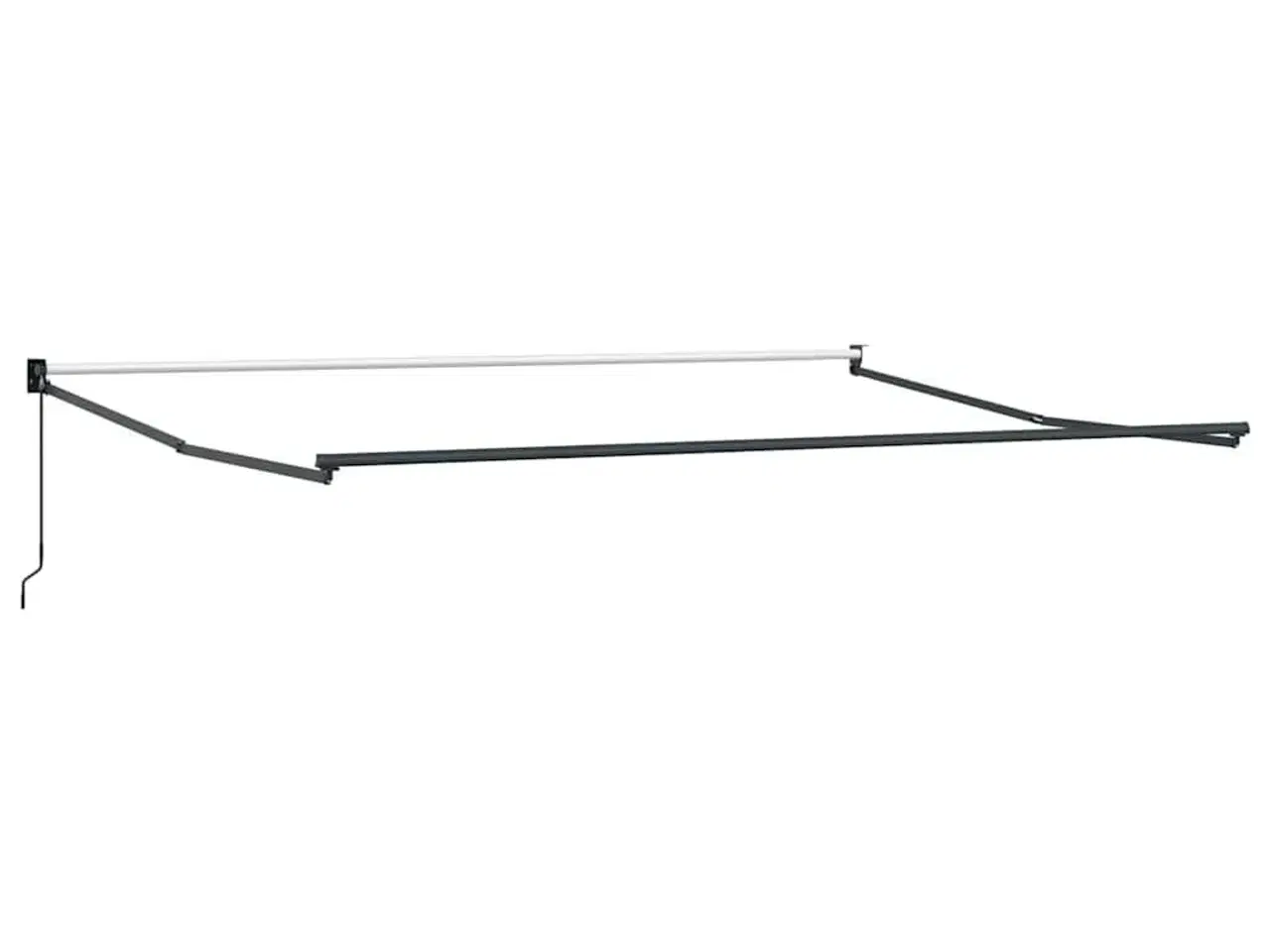 Billede 2 - Markise Antracit 5 x 3 m Metal