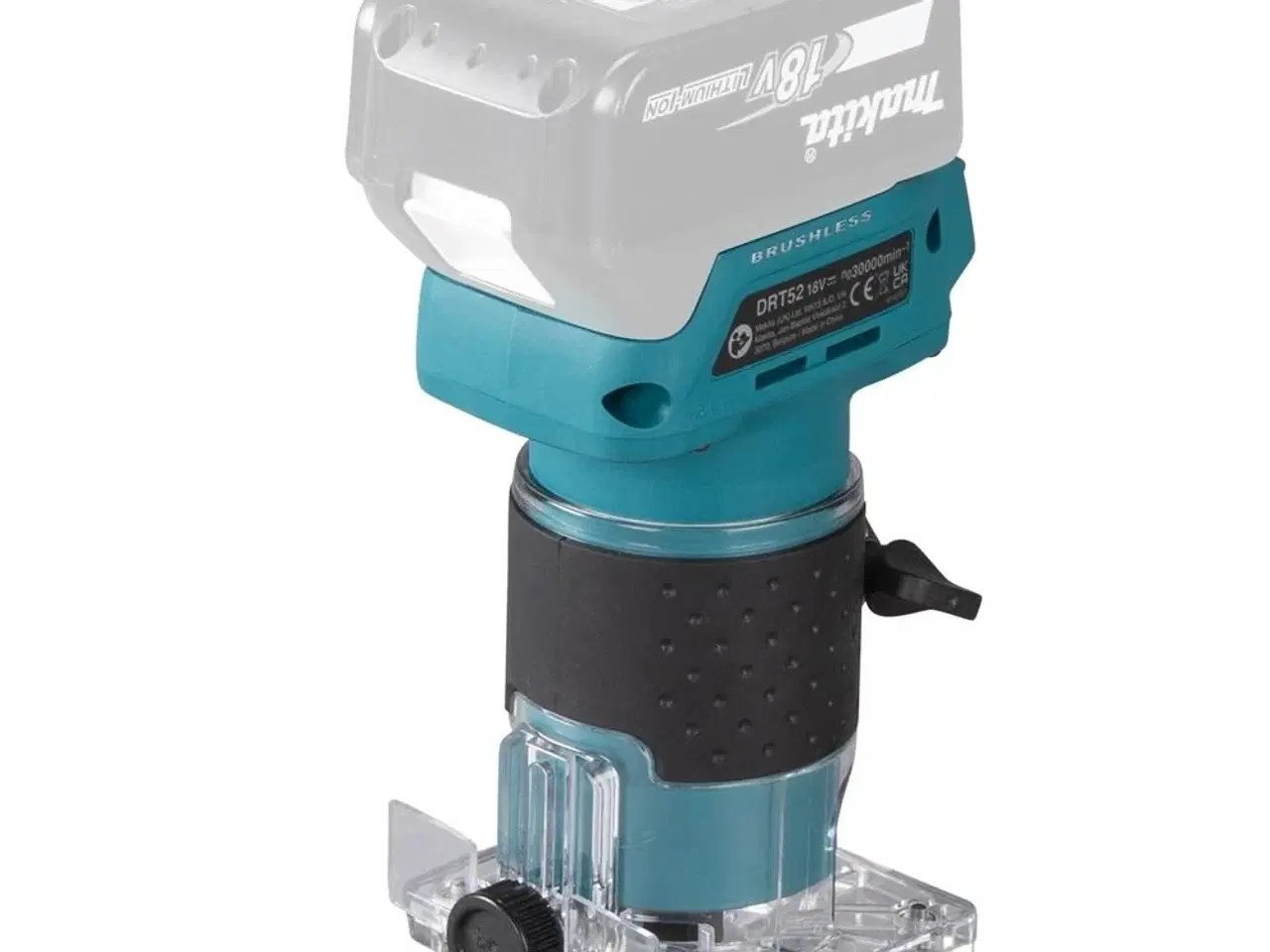 Billede 3 - Overfræser 18V Makita DRT52Z – uden batteri