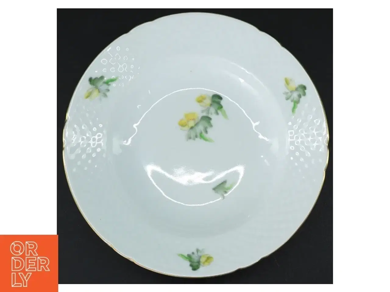 Billede 4 - Dybe porcelænstallerker med Erantismotiv (3 stk) fra B&G (str. Ø 21 cm)