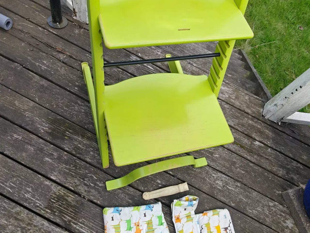 Billede 5 - Grøn Trip Trap / Tripp Trapp Stokke stol