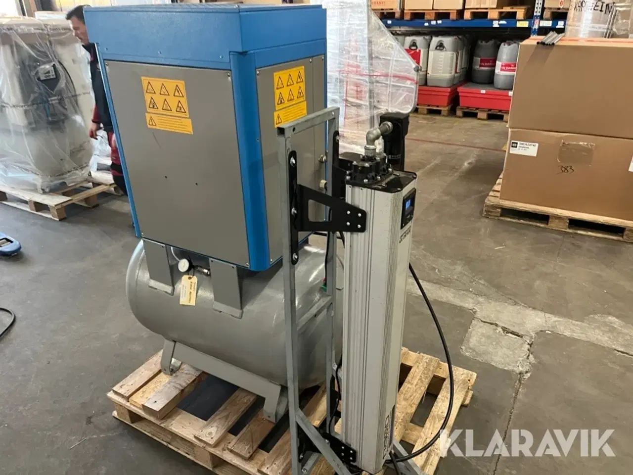 Billede 3 - Skruekompressorer Power System Pascal 5,5 kW med absorptionstørrer