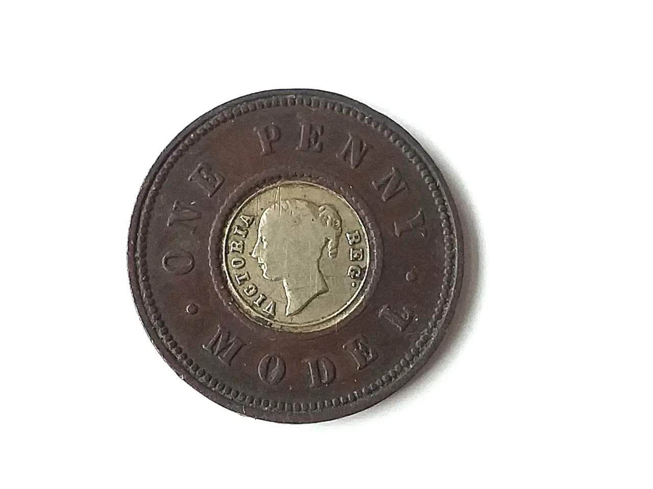 Billede 3 - Lot England bla. sølv. Og One penny model