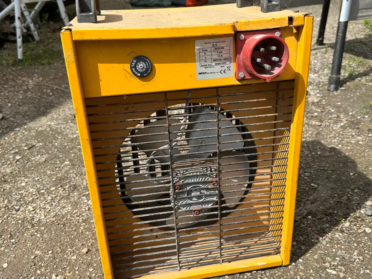 Billede 1 - Varmeblæser 9kW (400v), Master