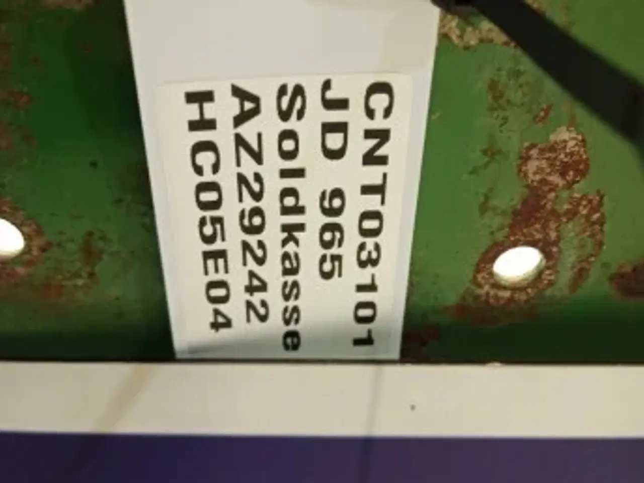 Billede 3 - John Deere 965 Soldkasse AZ29242