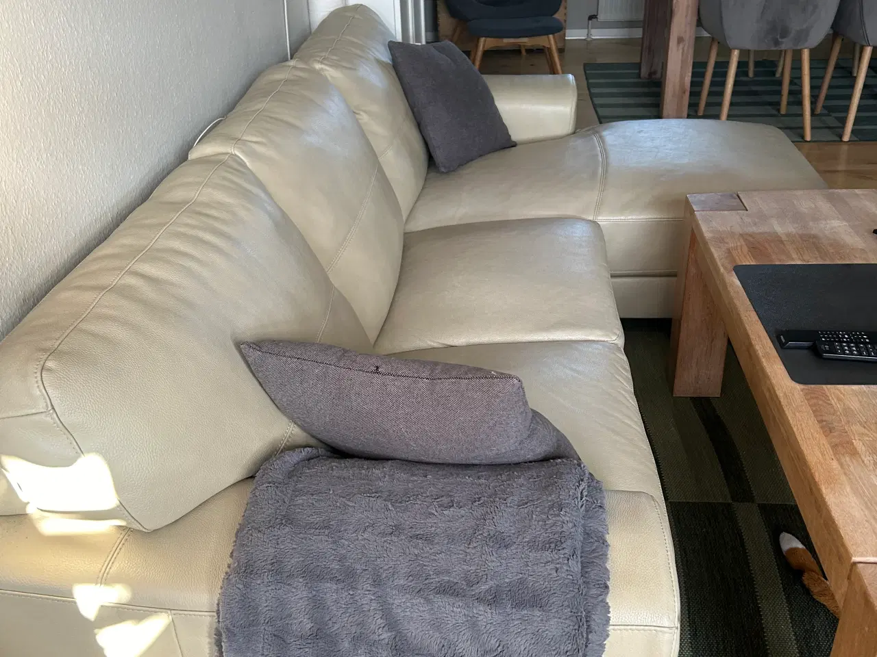 Billede 2 - Læder sofa