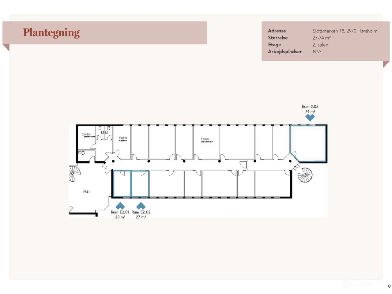 Billede 11 - Kontorfællesskab ud til åbne grønne arealer