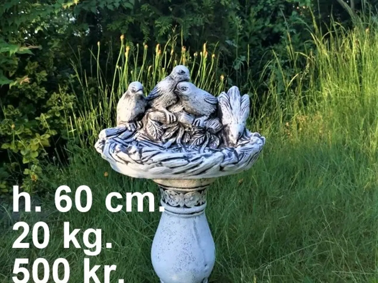 Billede 13 - FUGLEBAD - MANGE modeller - frostsikker beton