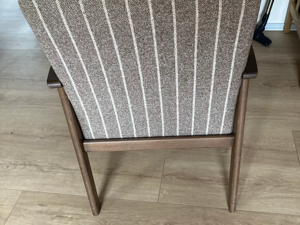 Billede 4 - Stol med stofbetræk og træstel