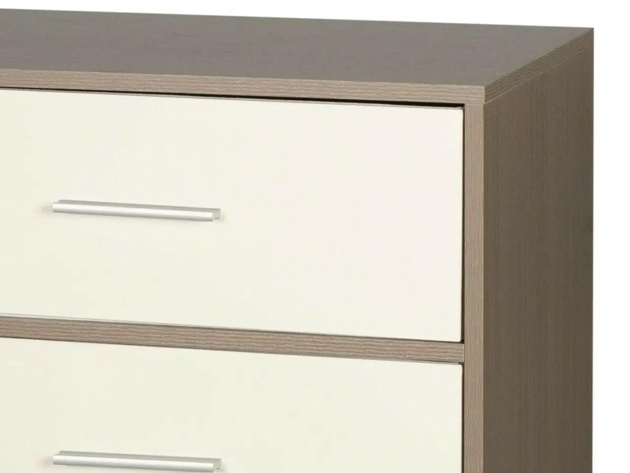 Billede 5 - Max Home kommode - hvid/grå, moderne, 114 × 70 × 30 cm