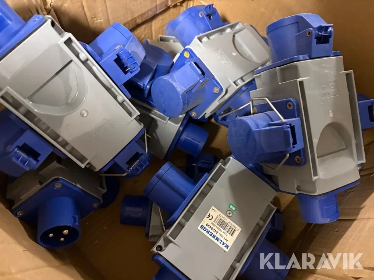 Billede 3 - CEE split 230V Malmberg 9 styks