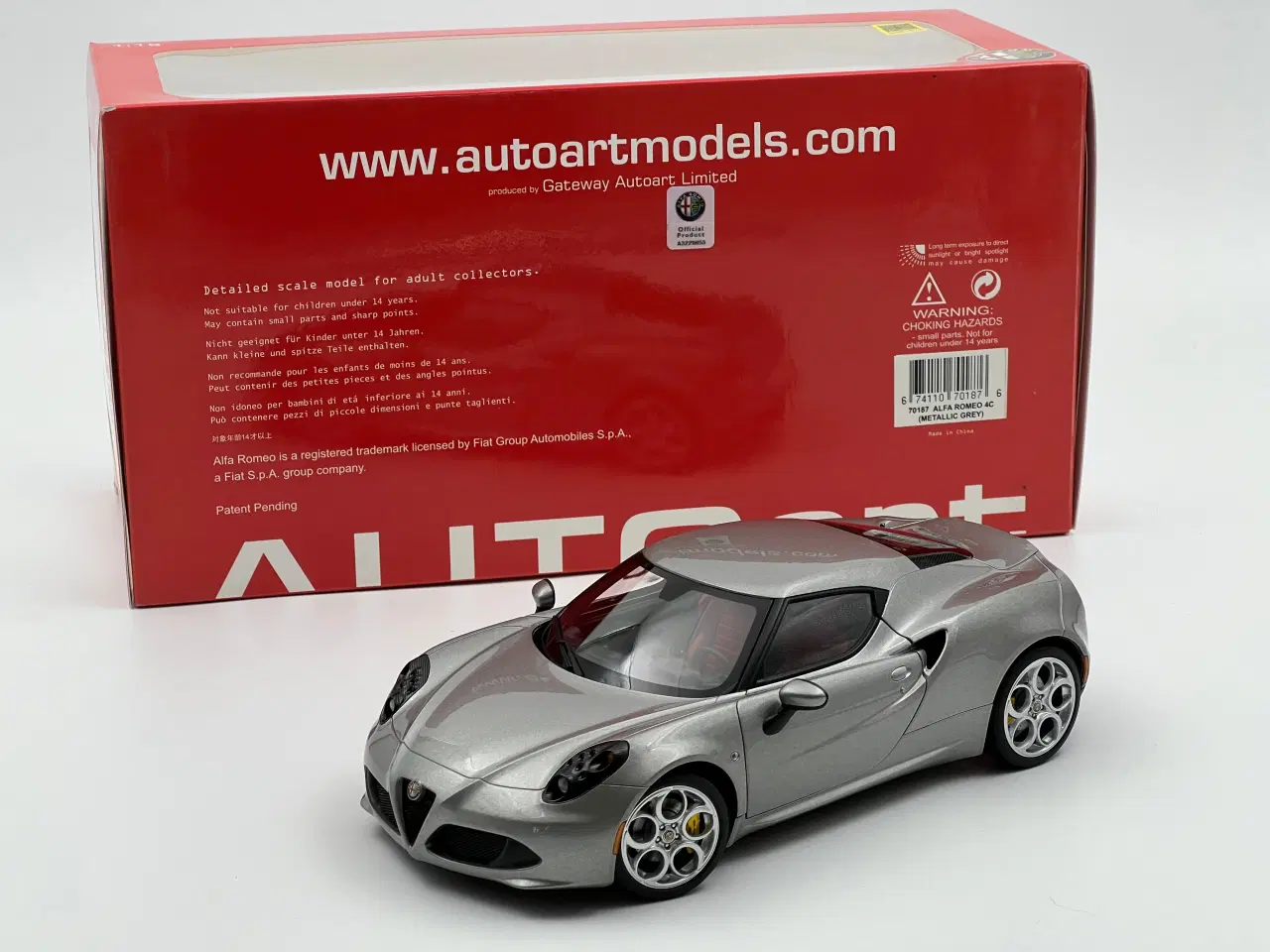 Billede 1 - 2013 Alfa Romeo 4C Coupe - AUTOart - 1:18