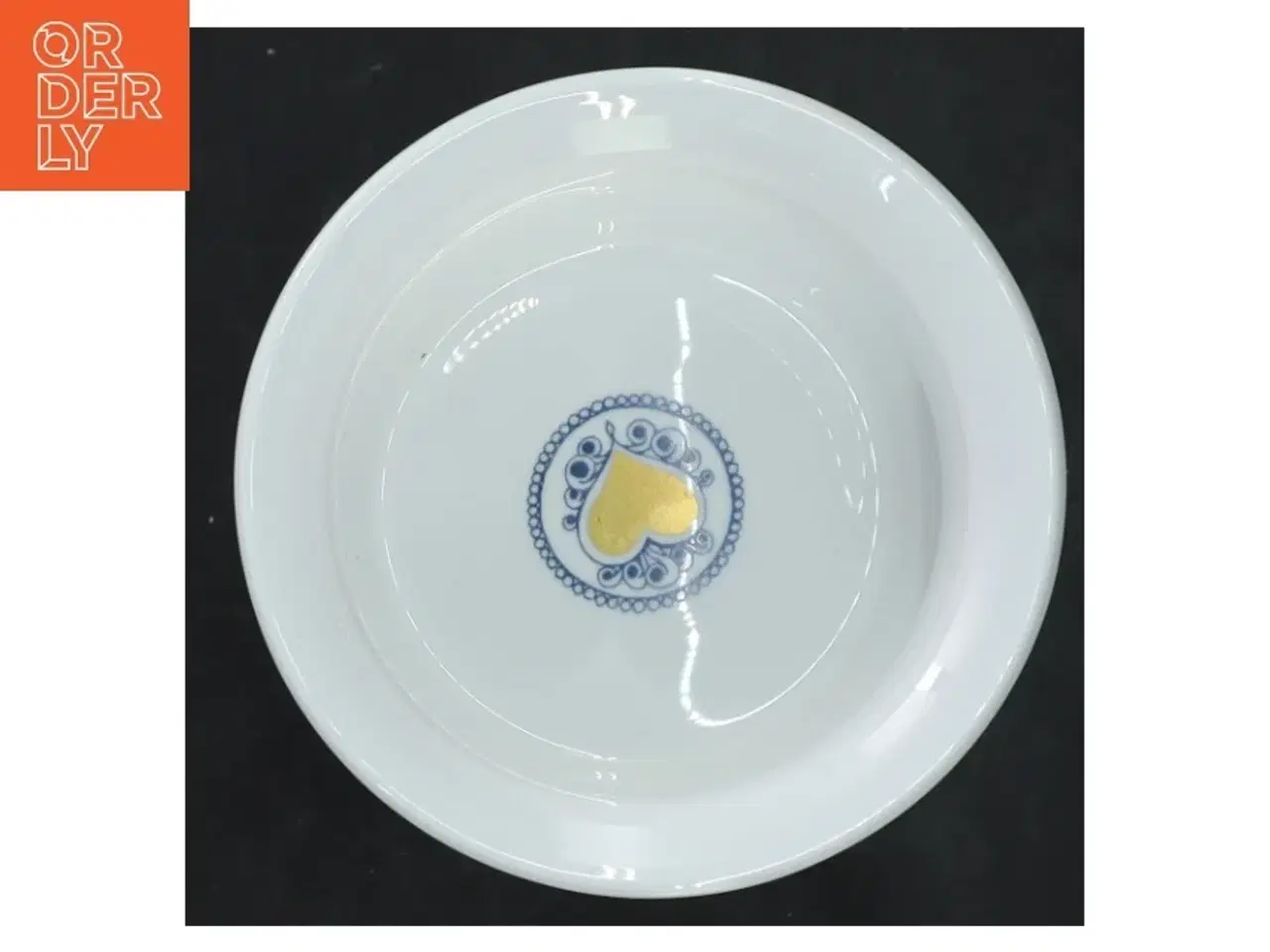 Billede 5 - Hvid glasvase med låg fra Holmegaard (str. 17 cm)