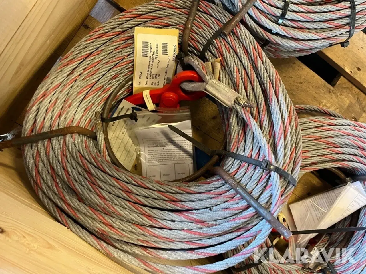 Billede 6 - Lot - wire, faldsikring og øvrigt 5 paller