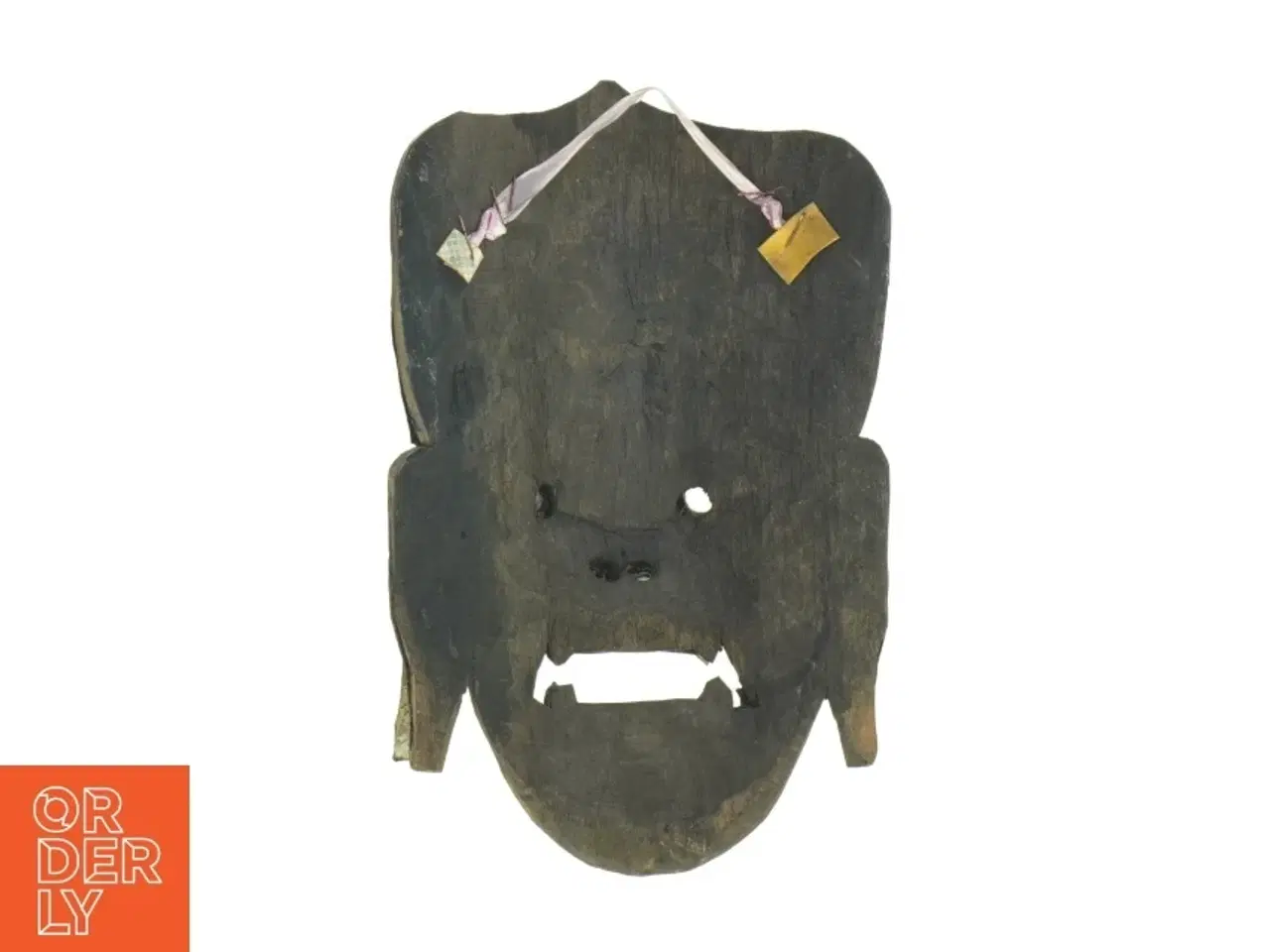 Billede 3 - Traditionel træmaske (str. 26 x 17 x 6,5 cm)