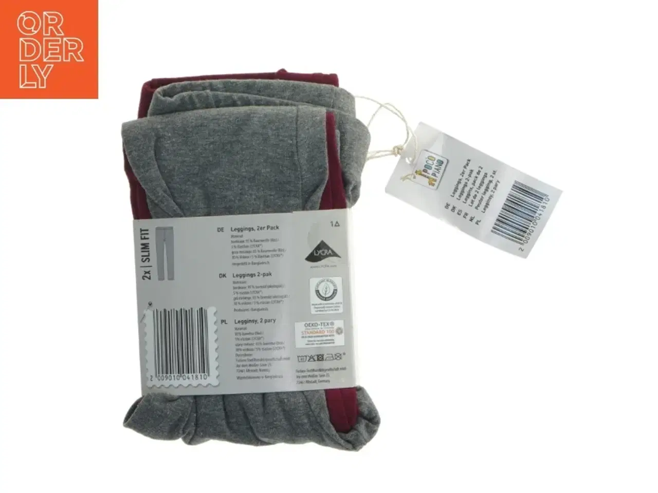 Billede 2 - Poco Piano leggings 2-pak str. 116 fra Poco Piano (str. 6 år)