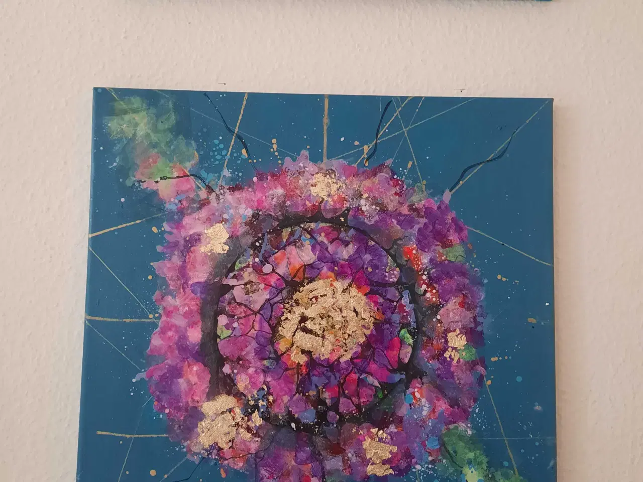 Billede 9 - Akrylmaleri på lærred 40x40 cm 