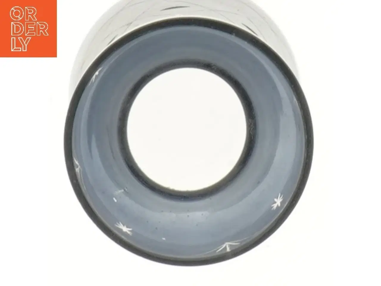 Billede 2 - Hycintglas Glasvase med indgraveringer (str. 16 cm)