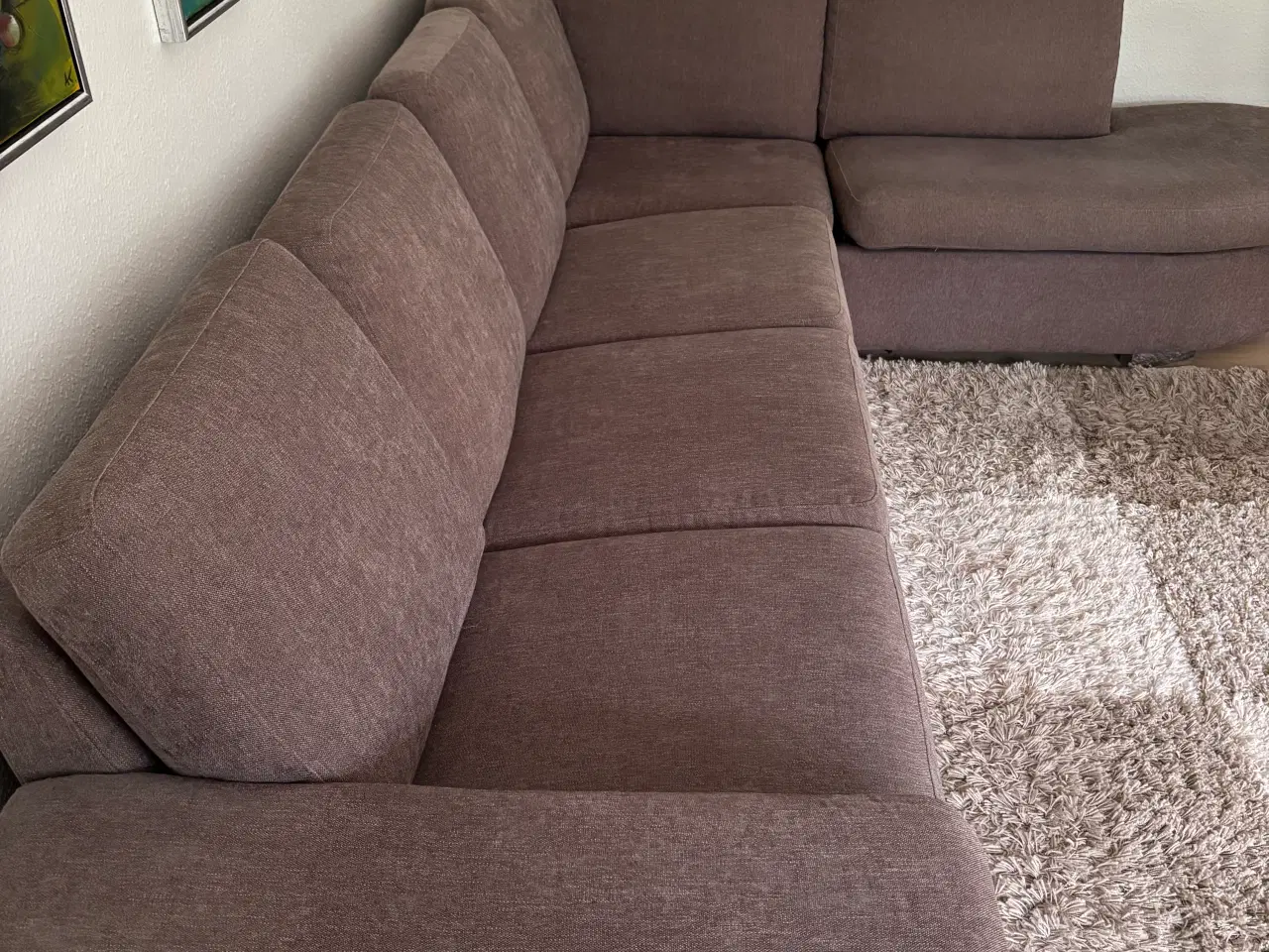 Billede 6 - Hjørnesofa, stol og puf