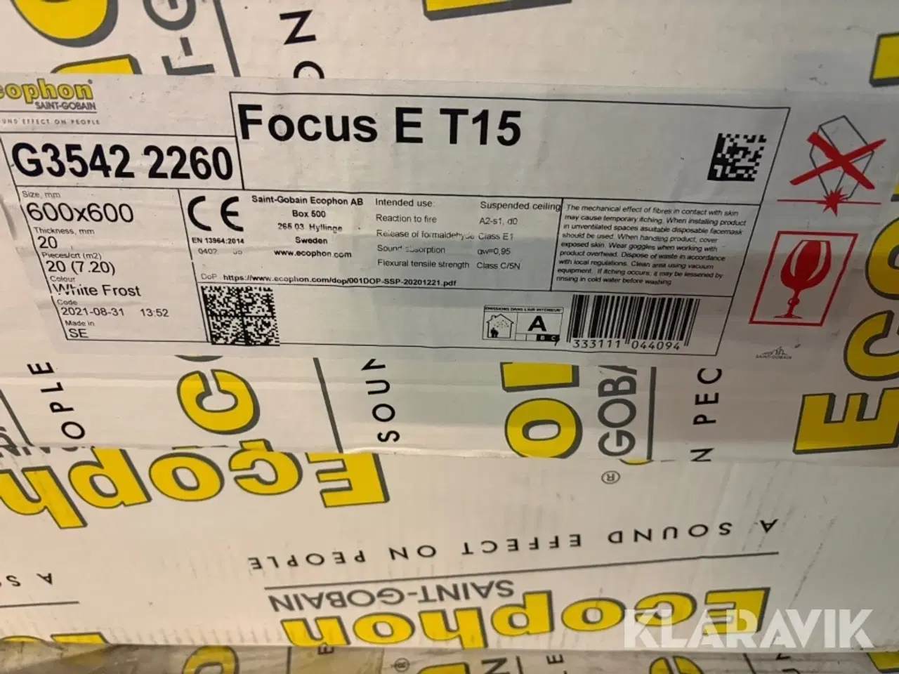 Billede 6 - Akustikplader Ecophon Focus