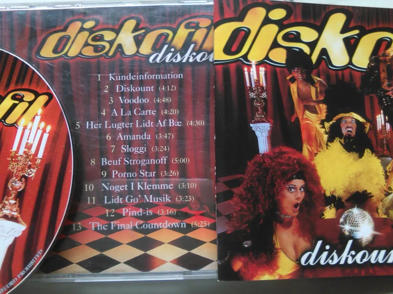 Billede 2 - Diskofil: 2 titler. Stk. 25 kr.