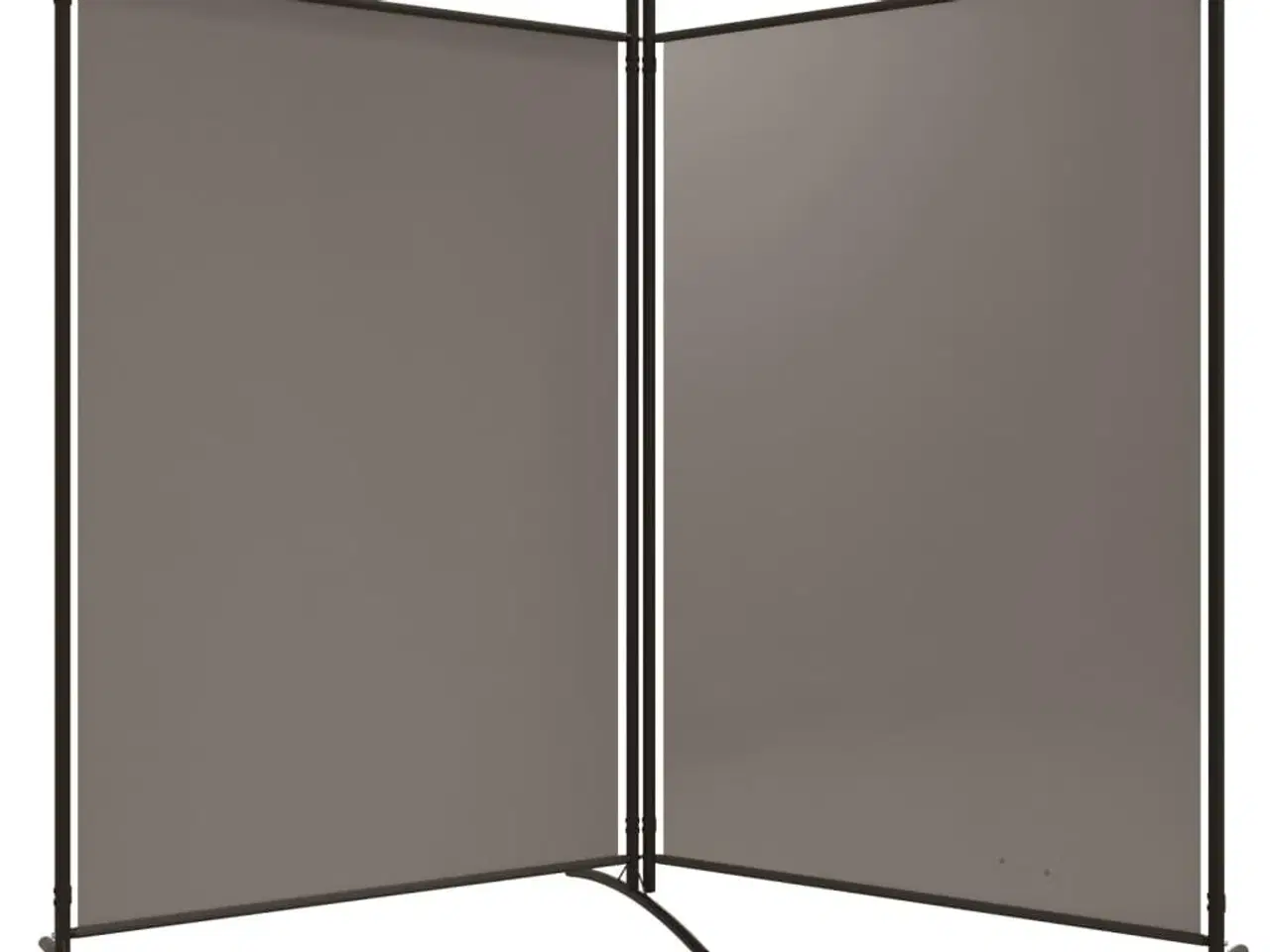 Billede 5 - 2-panels rumdeler 175x180 cm stof antracitgrå